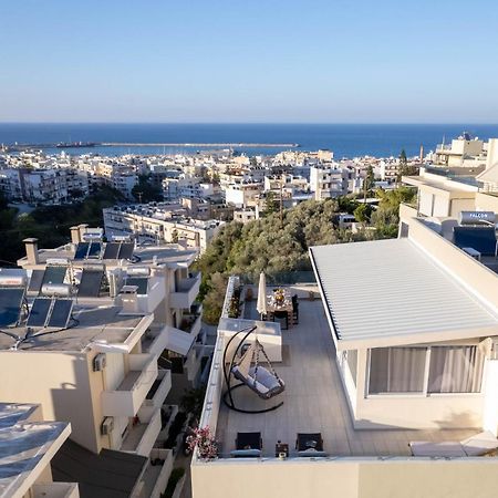 Helen Luxury Holiday House With Sea View Rethymno  ภายนอก รูปภาพ