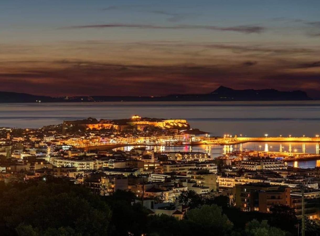 Helen Luxury Holiday House With Sea View Rethymno  ภายนอก รูปภาพ
