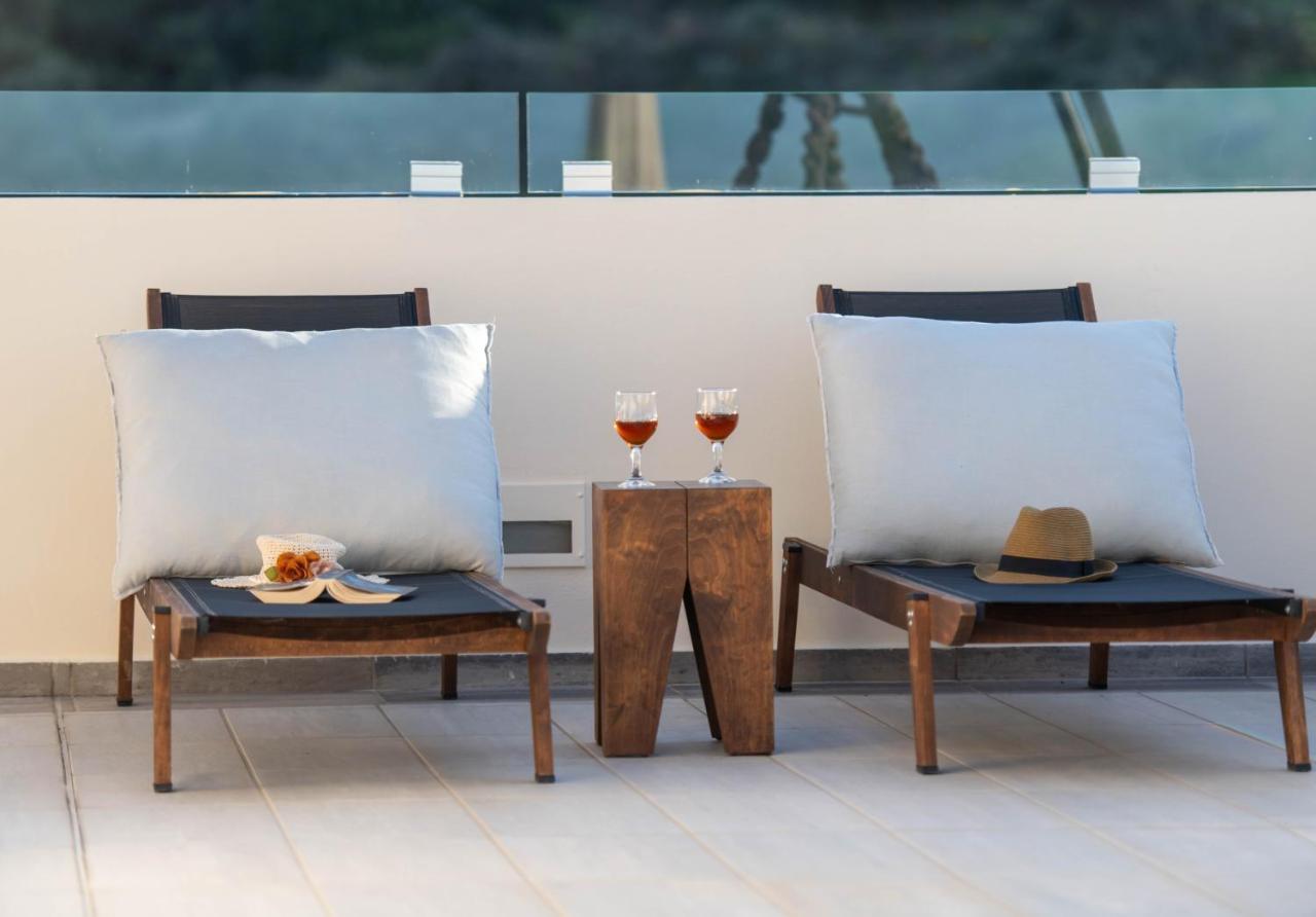 Helen Luxury Holiday House With Sea View Rethymno  ภายนอก รูปภาพ