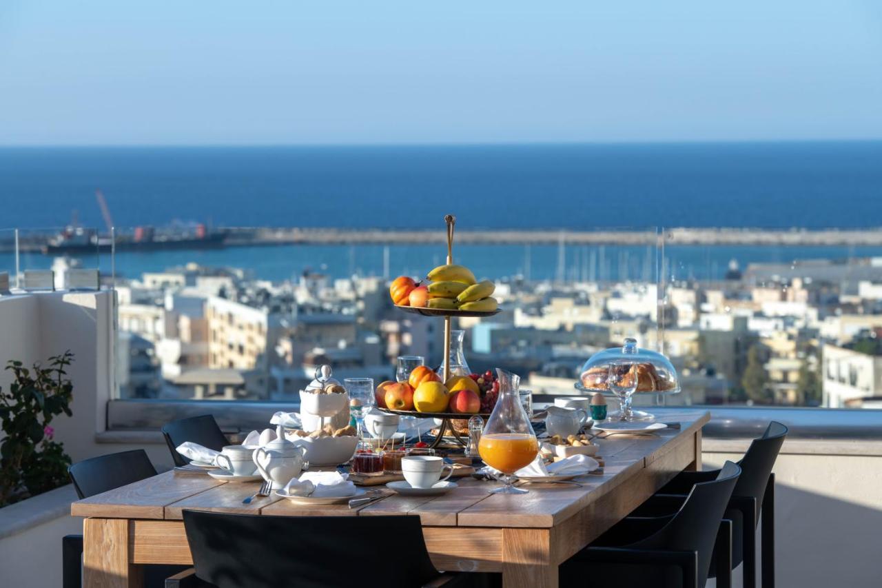 Helen Luxury Holiday House With Sea View Rethymno  ภายนอก รูปภาพ