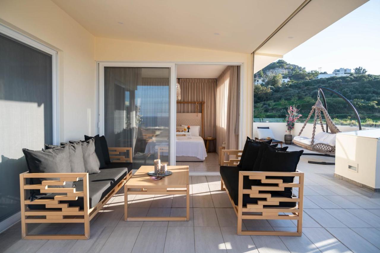 Helen Luxury Holiday House With Sea View Rethymno  ภายนอก รูปภาพ