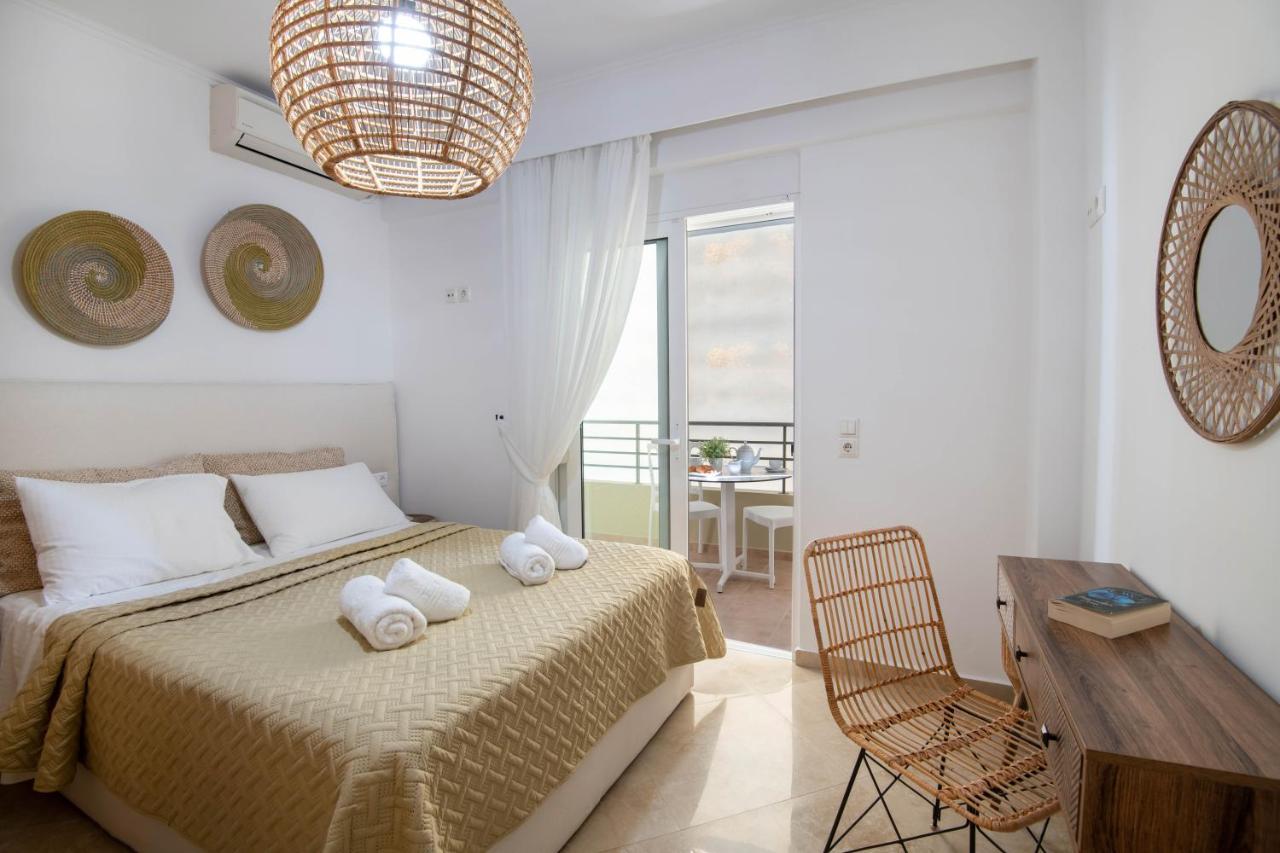 Helen Luxury Holiday House With Sea View Rethymno  ภายนอก รูปภาพ
