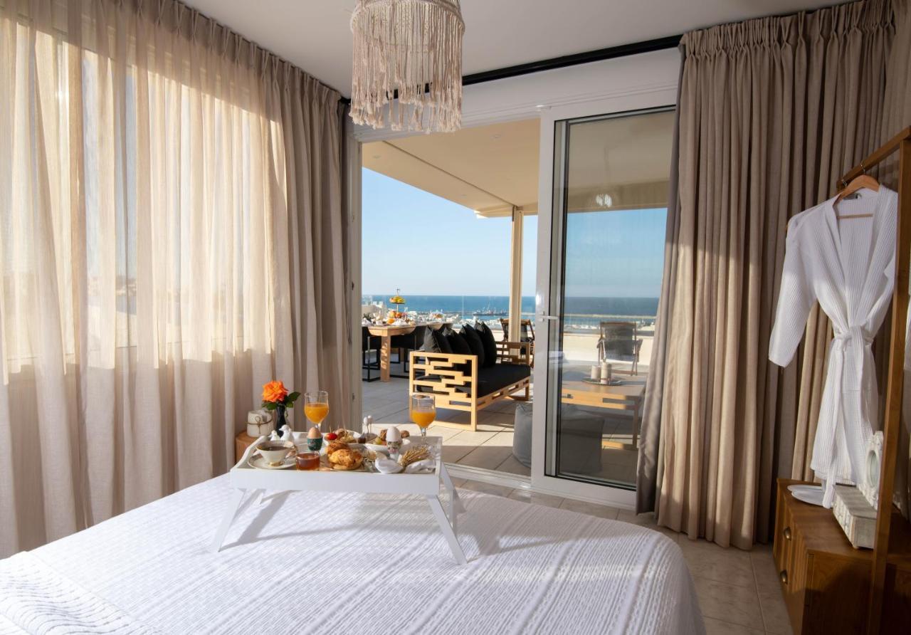 Helen Luxury Holiday House With Sea View Rethymno  ภายนอก รูปภาพ