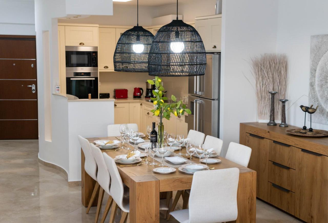 Helen Luxury Holiday House With Sea View Rethymno  ภายนอก รูปภาพ